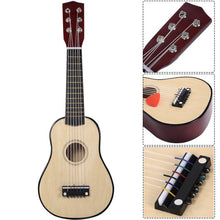 Load image into Gallery viewer, Brown 25" Beginners Kids Guitar 6 String with Pick