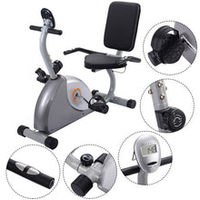 Load image into Gallery viewer, Recumbent Cardio Exercise Stationary Bicycle