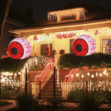 Load image into Gallery viewer, 2 Pack 3 Feet Halloween Inflatable Eyeballs with Air Blower