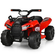 Load image into Gallery viewer, 6V Kids ATV Quad Electric Ride On Car with LED Light and MP3-Red