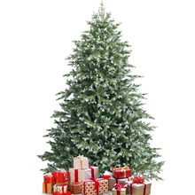 Load image into Gallery viewer, 7 Feet Artificial Christmas Tree with 1260 Mixed PE and PVC Tips