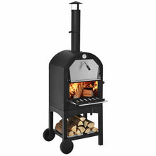 Load image into Gallery viewer, Portable Outdoor Pizza Oven with Pizza Stone and Waterproof Cover