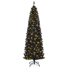 Load image into Gallery viewer, Pre-lit Christmas Halloween Tree with PVC Branch Tips and Warm White Lights-7 ft