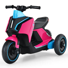 Load image into Gallery viewer, 6V 3 Wheel Toddler Ride-On Electric Motorcycle with Music Horn-Pink