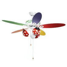 Load image into Gallery viewer, 52 Inch Kids Ceiling Fan with Pull Chain Control