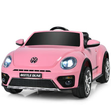 Load image into Gallery viewer, 12V Licensed Volkswagen Beetle Kids Ride On Car with Remote Control-Pink