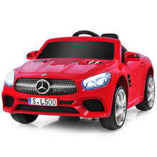 Load image into Gallery viewer, 12V Mercedes-Benz SL500 Licensed Kids Ride On Car with Remote Control-Red