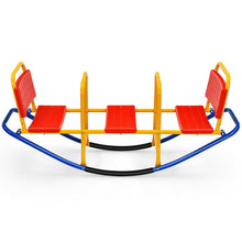 Load image into Gallery viewer, Outdoor Kids Seesaw Swivel Teeter for 3 to 8 Years Old-Red