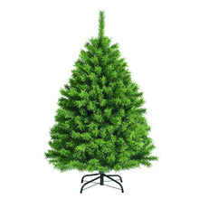 Load image into Gallery viewer, Snow Flocked Artificial Christmas Tree with Metal Stand-4.5 ft