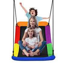 Load image into Gallery viewer, 700lb Giant 60 Inch Skycurve Platform Tree Swing for Kids and Adults-Multicolor