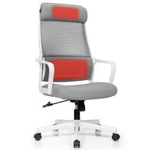 Load image into Gallery viewer, Adjustable Mesh Office Chair with Heating Support Headrest-Gray