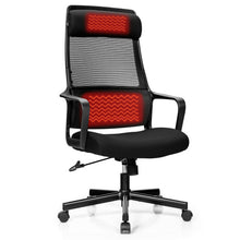 Load image into Gallery viewer, Adjustable Mesh Office Chair with Heating Support Headrest-Black