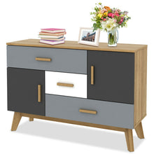 Load image into Gallery viewer, Free-standing Storage Floor Cabinet with 2 Doors and 3 Drawers