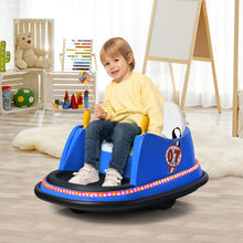 Load image into Gallery viewer, 6V Kids Ride On Bumper Car Vehicle 360-degree Spin Race Toy with Remote Control-Blue