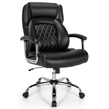 Load image into Gallery viewer, 500 Lbs Height Adjustable Office Chair with Metal Base and Extra Wide Seat
