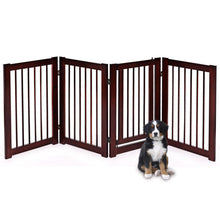 Load image into Gallery viewer, 30 Inch Configurable Folding 4 Panel Wood Fence
