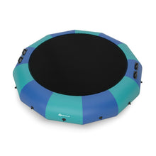 Load image into Gallery viewer, 15 Feet Inflatable Splash Padded Water Bouncer Trampoline-Blue