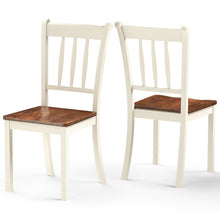 Load image into Gallery viewer, 2 Pieces Solid Whitesburg Spindle Back Wood Dining Chairs-White