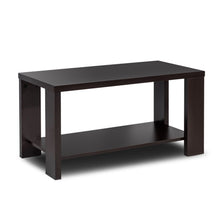 Load image into Gallery viewer, Rectangular Cocktail Coffee Table with Storage Shelf