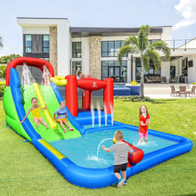 Load image into Gallery viewer, Inflatable Water Slide Kids with Ocean Balls and 780W Blower