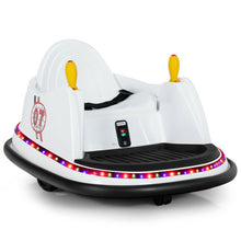 Load image into Gallery viewer, 6V Kids Ride On Bumper Car 360-Degree Spin Race Toy with Remote Control-White