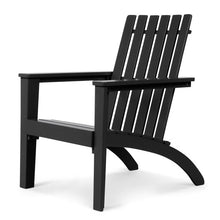 Load image into Gallery viewer, Outdoor Durable Patio Acacia Wood Adirondack Lounge Armchair-Black