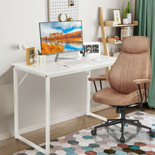 Load image into Gallery viewer, L Shaped Computer Desk and Writing Workstation for Home and Office-White