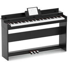 Load image into Gallery viewer, 88 Key Full Size Electric Piano Keyboard with Stand 3 Pedals MIDI Function-Black