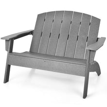 Load image into Gallery viewer, Patio Weather Resistant Adirondack Loveseat-Gray