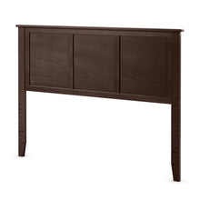 Load image into Gallery viewer, Full Wood Headboard Flat Panel with Pre-drilled Holes and Height Adjustment-Brown