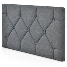Load image into Gallery viewer, Linen Fabric Wall-mounted Upholstered Headboard