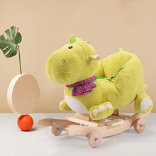 Load image into Gallery viewer, Kids Dinosaur Rocking Horse Rider Baby Stroller with Wheels