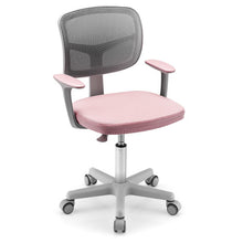 Load image into Gallery viewer, Adjustable Desk Chair with Auto Brake Casters for Kids-Pink