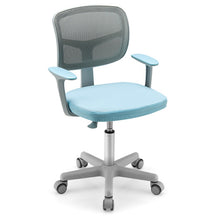 Load image into Gallery viewer, Adjustable Desk Chair with Auto Brake Casters for Kids-Blue