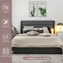 Load image into Gallery viewer, Upholstered Platform Bed Frame with 3 Storage Drawers-Full Size
