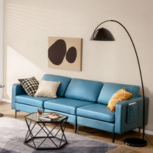 Load image into Gallery viewer, Modular L-shaped Sectional Sofa with Reversible Chaise and 2 USB Ports-Blue