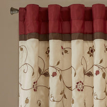 Load image into Gallery viewer, Madison Park Serene Embroidered Window Panel -50X84" MP40-1531 By Olliix