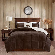 Load image into Gallery viewer, Alton Plush To Sherpa Down Alternative Comforter Set - King WR10-2885