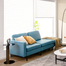 Load image into Gallery viewer, Modular L-shaped Sectional Sofa with Reversible Chaise and 2 USB Ports-Blue