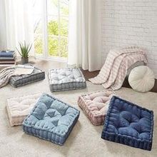 Load image into Gallery viewer, Intelligent Design Azza 100% Polyester Chenille Square Floor Pillow Cushion ID31-1833 By Olliix