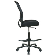 Load image into Gallery viewer, Big Man's Dark AirGrid¨ Back with Black Mesh Seat Double Layer Seat Drafting Chair