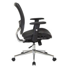 Load image into Gallery viewer, Mesh Screen Seat and Back Manager's Chair with Height Adjustable Arms and Chrome Base, EM98910C-3