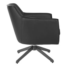 Load image into Gallery viewer, Faux Leather Guest Chair in Black Faux Leather with Black Base, FLH5974BK-U6