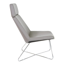 Load image into Gallery viewer, Geena Guest Chair in Dillon Stratus with Chrome Sled Base, GNA50400-R103