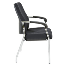 Load image into Gallery viewer, High Back Guest Chair with Chrome Frame in Coal Finish, 83750C-30