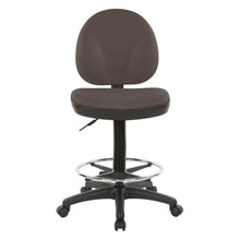 Load image into Gallery viewer, Sculptured Seat and Back Drafting Chair in Dillon Graphite, DC550-R111
