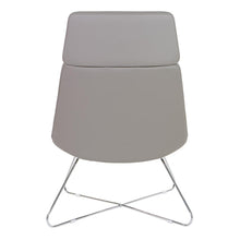 Load image into Gallery viewer, Geena Guest Chair in Dillon Stratus with Chrome Sled Base, GNA50400-R103