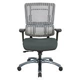 Load image into Gallery viewer, Vertical Grey Mesh Back Chair with Titanium Base and Grey Mesh Seat, 99667T-2M