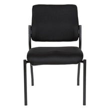 Load image into Gallery viewer, Stackable VisitorÕs Chair Black Padded Seat Armless, 83720-231