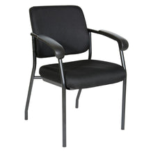 Load image into Gallery viewer, VisitorÕs Chair Black Frame Padded Arms, 83710B-231